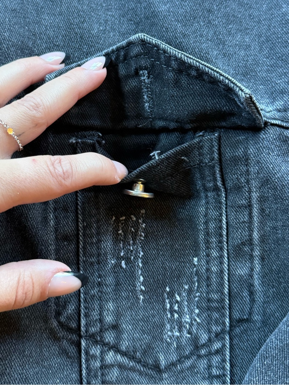 Cropped Jean jacket - Picture 2 of 5